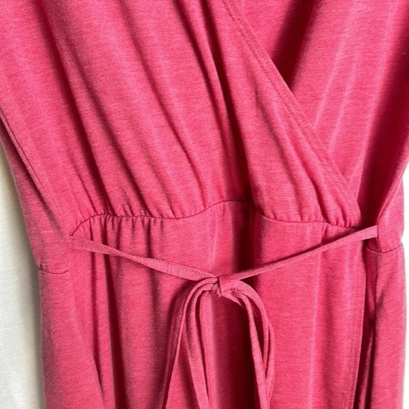 LOLE TESSA dress,women Small.Red fit,flare,faux wrap, surplice,cinched waist NWT - Picture 5 of 10